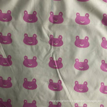 320t Full Dull Polyester Pongee Printed Fabric with PU Coating for Garment
